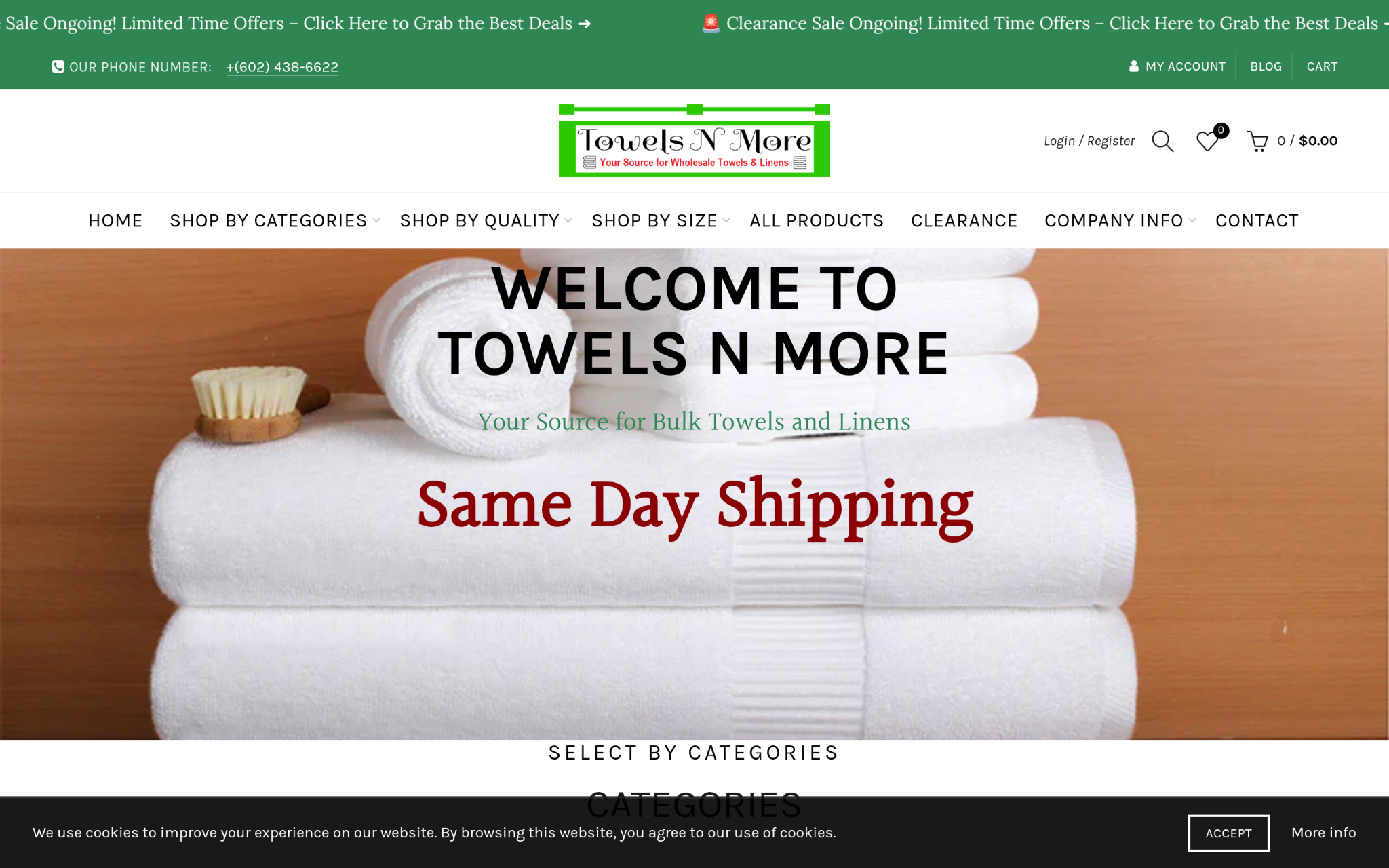 Towels N More Screenshot